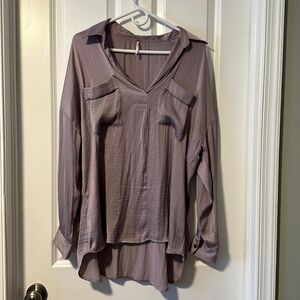 Free People Purple Blouse